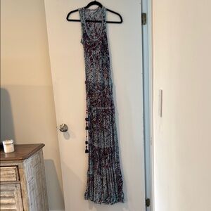 Elegant Multicolor Maxi Dress